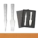 WUTA Leather Chisel All-Polished Die-Steel Puncher French Style Pricking Iron Sharp Leather Punching (Obverse, 1.92mm 2+8Teeth)