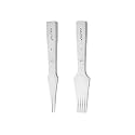 WUTA Leather Chisel All-Polished Die-Steel Puncher French Style Pricking Iron Sharp Leather Punching (Obverse, 3.0 mm 2 Teeth+5 Teeth)