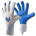 WVVOU Professional Goalkeeper Gloves for Adults and Youth Soccer Goalie Gloves Breathable Soccer Gloves High Performance Guantes De Portero with 4+3mm Sticky Super Grip Latex Palm