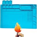 WWZMDiB Heat Resistant 932°F Silicone Magnetic Soldering Work Mat（S-160【17.8 x 11.8” / 45 x 30cm】）
