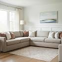 Wyatt &amp; Ash Dream Mink Printed Chenille 6'6" x 9'6" Area Rug Aria Ivory
