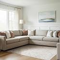 Wyatt &amp; Ash Dream Mink Printed Chenille 7'10 x 10' Area Rug Aria Ivory