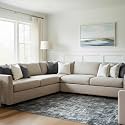 Wyatt &amp; Ash Dream Mink Printed Chenille 9' x 12' Area Rug Jayden Grey