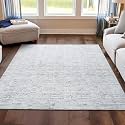 Wyatt &amp; Ash Dream Mink Washable Strata Texture Biege/Cream Abstract 7'10" x 10'