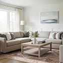 Wyatt &amp; Ash Dream Mink Washable Chenille 7'10" x 10' Area Rug Rylan Beige