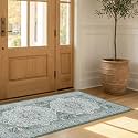 Wyatt &amp; Ash Dream Mink Washable Chenille 2 Piece Set - 24"x48" Accent Rug &amp; 24"x72" Runner Rylan Green