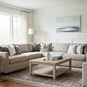 Wyatt &amp; Ash Dream Mink Washable Chenille 7'10" x 10' Area Rug Finley Beige