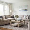 Wyatt &amp; Ash Dream Mink Washable Chenille 7'10" x 10' Area Rug Theo Beige