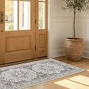 Wyatt &amp; Ash Dream Mink Washable Chenille 24"x48" Accent Rug Rylan Brown