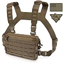 WYNEX Tactical Chest Rig Pack for Men, Molle Chest Rig Bag