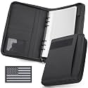 WYNEX Tactical Notebook Padfolio 6 Ring Binder, A5 Refill Paper
