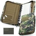 WYNEX Tactical Notebook Padfolio 6 Ring Binder, 3.7x6.7 in Refill Paper