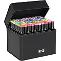 Wynhard Alcohol Markers Sketch Pen Set Dual Tip Brush Pens Markers for Drawing 80 Color Dual Tip Art Markers Set Chisel &amp; Fine Colour Marker Set Alcohol Based Markers Sketch Marker Drawing Marker
