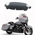 4.5" Smoke Tint Windshield Windscreen Compatible for 14-21 Harley Davidson Touring Street Glide Electra Glide FLHT FLHTCU Ultra Classic Glide FLHX FLHTK Tri Glide 2014-2021