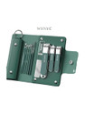 wynyc 10-in-1 Manicure Set Nail Clippers Kit, High-Carbon Steel with Leather Case