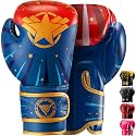 WYOX Boxing Gloves for Kids 4oz 6oz 8oz – Kids Boxing Gloves for 3-15 Years with Thumb Lock, EVA Padding & Wrist Support for Heavy Bag, Sparring, Kickboxing, Muay Thai