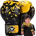 WYOX Boxing Gloves for Kids 4oz 6oz 8oz – Kids Boxing Gloves for 3-15 Years with Thumb Lock, EVA Padding & Wrist Support for Heavy Bag, Sparring, Kickboxing, Muay Thai