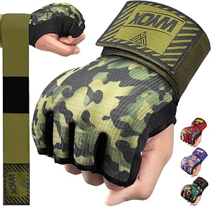 wyox boxing wraps mma gloves inner boxing gloves for women amp men - ez-off amp on - thick knuckle padding - breathable fabric