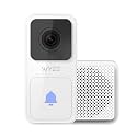 WYZE Video Doorbell with Chime (Horizontal Wedge Included), 1080p HD Video, 3:4 Aspect Ratio: 3:4 Head-to-Toe View, 2-Way Audio, Night Vision, Hardwired, Works with Alexa & Google Assistant