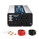 WZRELB 5000W Pure Sine Wave Inverter 36V DC to 110V 120V AC Power Converter with LED Display, Hardwire Terminal,Off-Grid Portable Power Inverter with 4 AC Outlets for Home, RV, Truck, Camping