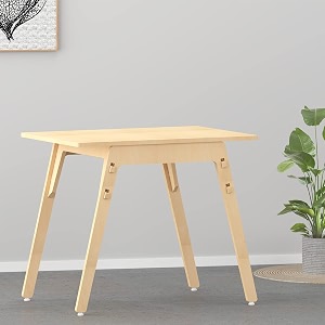 xampy furniture for growth beautiful antique black kiwi table wooden solid kids light finish furniture for playroom ideal arts amp crafts snack time home schooling homework square shape natural