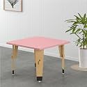 X&amp;Y Furniture For Growth Eco-friendly Wooden Study Table for Kids (6 months to 3 Years) | Multipurpose Activity Table | Easy DIY | Child Safe with Round Corners | Ideal for Home, Nursery &amp; Kindergarten (Pink)