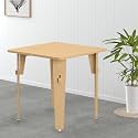 X&Y Furniture For Growth Kids Wooden Table for Study & Activity (5-8 Years) | Eco-Friendly Child Safe Non Toxic Coatings | Quick DIY Sturdy | Stylish for Modern Homes & Preschools (Natural)