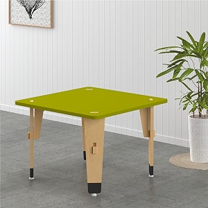 xampy furniture for growth lime fig 2 seater kids study table 6 m to 3 yrs  montessori inspired  non toxic paint amp polish  durable modern easy to assemble  perfect for homes amp preschool green