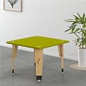 X&amp;Y Furniture For Growth Lime Fig 2 Seater Kids Study Table (6 M to 3 Yrs) | Montessori Inspired | Non Toxic Paint &amp; Polish | Durable Modern Easy to Assemble | Perfect for Homes &amp; Preschool (Green)