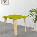 X&amp;Y Furniture For Growth Lime Fig Kids Study Table (2-5 Years)| Montessori Inspired | Non Toxic Paint &amp; Polish | Durable Modern Easy to Assemble | Birch Plywood | Perfect for Homes &amp; Preschool (Green)