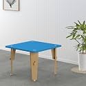 X&Y Furniture For Growth Lime Fig Wooden Activity Table for Kids Study (6 months to 3 Years) | Muiltiuse for Study, Eat or Play | Child Safe Non Toxic Coatings | Quick DIY Light Weight | Stylish for Homes & Preschools