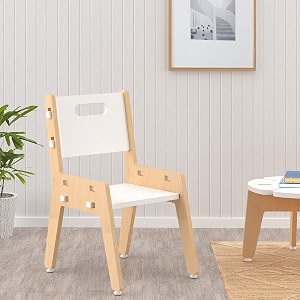 xampy furniture for growth wooden silver peach chair for kids 2-7 years sustainable amp child - safe furniture birch plywood height adjustable amp easy to assemble ideal for modern homes white