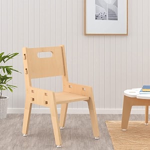 xampy furniture for growth wooden chair for kids 2-7 years silver peach chair sustainable amp child - safe furniture made of birch plywood height adjustable amp easy to assemble ideal for modern homes amp preschools natural