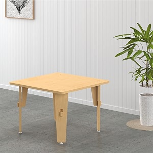 xampy furniture for growth wooden lime fig table for kids 6 months to 3 years  made of birch wood  use for study eat or play  child safe non toxic coatings  quick diy  stylish for homes amp preschools natural