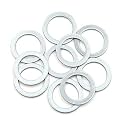 X AUTOHAUX 10pcs Engine Oil Crush Washers Drain Plug Gasket 22mm ID 30mm OD