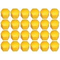 X AUTOHAUX 24pcs 21mm ID Wheel Lock Lug Bolt Nut Cover Caps Center Cover Bolt Locking Caps with Clip Tool Set for Toyota Yellow