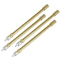 X AUTOHAUX 4pcs 150mm Car Tire Valve Stem Air Inflation Extension Adaptor