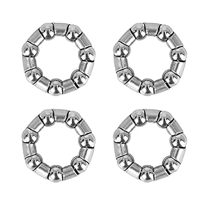 x autohaux 4pcs 25mm x 7 ball bearing cages crank bearings rear wheel bearing retainer for bicycle