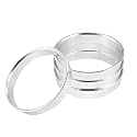 X AUTOHAUX 4pcs OD 56.1mm to ID 54.1mm Aluminum Alloy Car Hub Centric Rings Wheel Bore Center Spacer