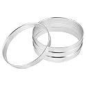 X AUTOHAUX 4pcs OD 73.1mm to ID 72.6mm Aluminum Alloy Car Hub Centric Rings Wheel Bore Center Spacer