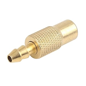 x autohaux 65mm air chuck adapter tire inflator tire chuck compressor pump accessories gold tone for vehicle