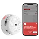 X-Sense Smart Smoke Detector Fire Alarm with Replaceable Battery, Wi-Fi Smoke Detector, App Notifications with Optional 24/7 Professional Monitoring Service, XS01-WX, 1-Pack