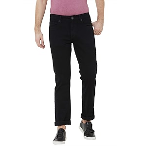 men silky stretch jeans