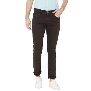 men silky stretch jeans