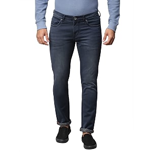 men silky stretch jeans