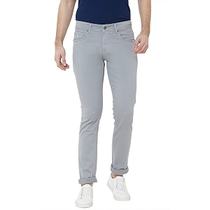 men silky stretch jeans