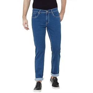 men silky stretch jeans