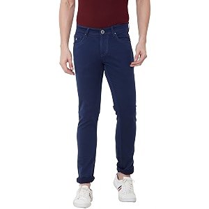 men silky stretch jeans