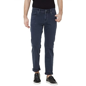 men silky stretch jeans