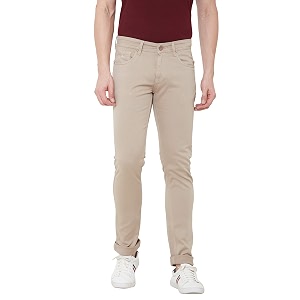 men silky stretch jeans